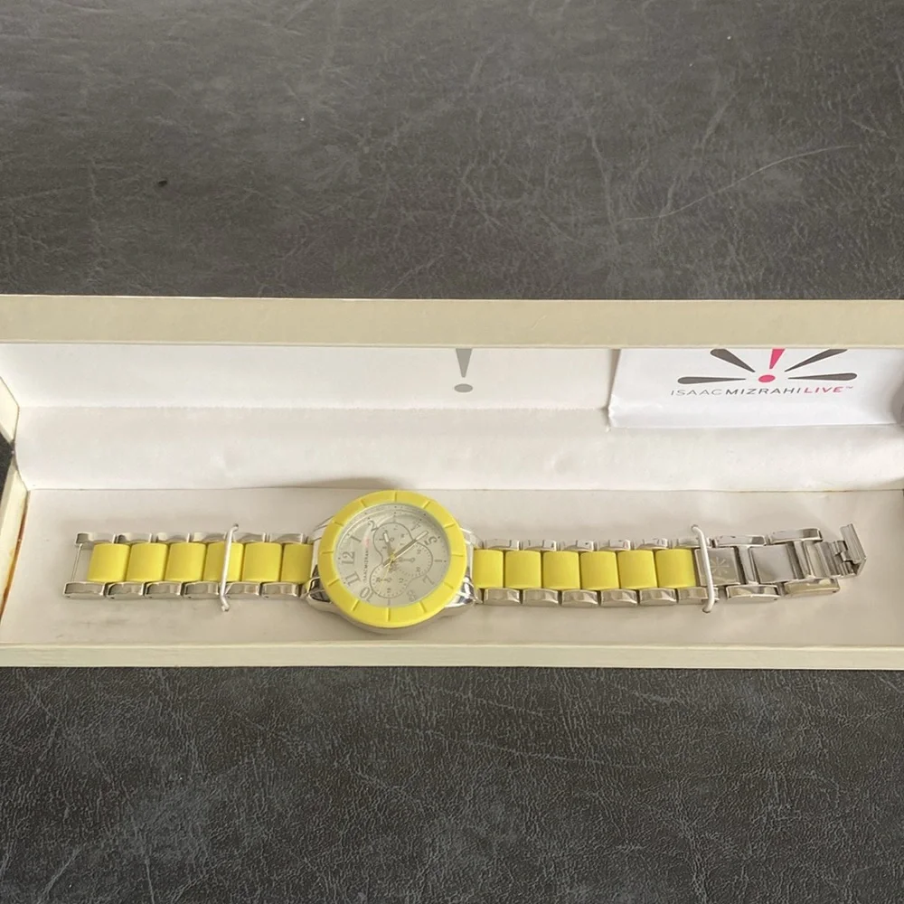 Isaac Mizrahi Live! SoHo soft touch link watch - Picture 5 of 7